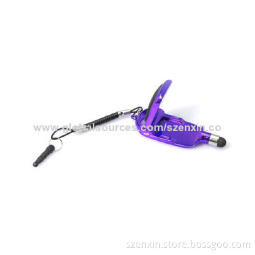 Multifunction Stylus Pen with Stand Holder and Clean Cloth for Smartphone Accessories